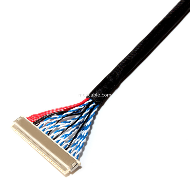 FI X30H Lvds 30 ขา 30 32 36 ขั้วต่อ AWG JAE สำหรับแผงจอภาพ Lvds ขั้วต่อจอแสดงผล lvds