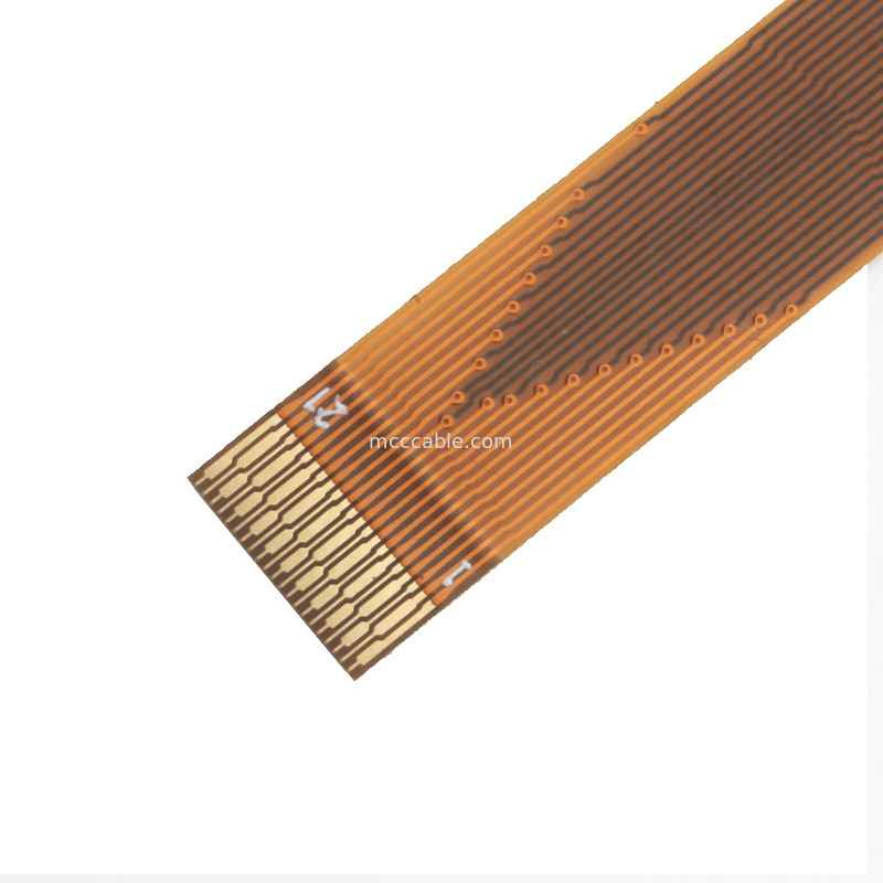 สายเคเบิล FFC FPC 21 พิน, สายเคเบิลแบนยืดหยุ่น FPC 0.3 มม. ขั้วต่อจอแสดงผล Pitch lvds