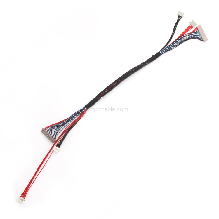 Df14 ถึง Df14 Lvds Cable 20p ถึง 20 Pin สำหรับเครื่องบินควบคุมระยะไกล