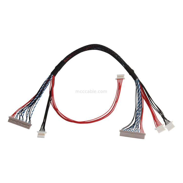 Df14 ถึง Df14 Lvds Cable 20p ถึง 20 Pin สำหรับเครื่องบินควบคุมระยะไกล