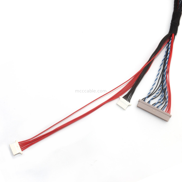 Df14 ถึง Df14 Lvds Cable 20p ถึง 20 Pin สำหรับเครื่องบินควบคุมระยะไกล