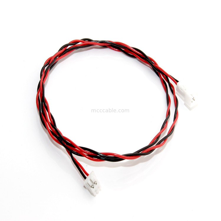 Custom Wire Harness 2pin JST PH2.0 สำหรับรถจักรยานไฟฟ้าขั้วต่อจอแสดงผล lvds
