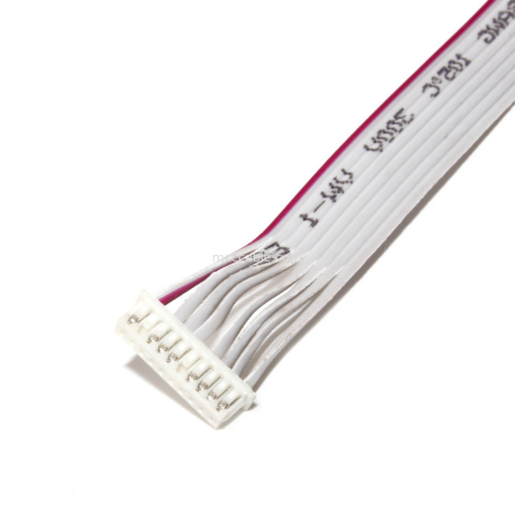 IDC 12 PIN Flat Flexible Ribbon Cable DF19 TO JST RF สำหรับสายไฟ PCBA