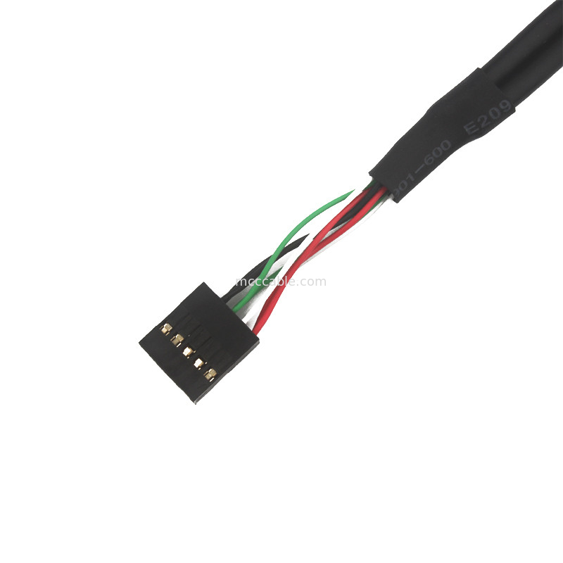 2.54mm Dual Usb Wire Harness สาย Bb ถึง Sbc 10 POS MOLEX 22552101