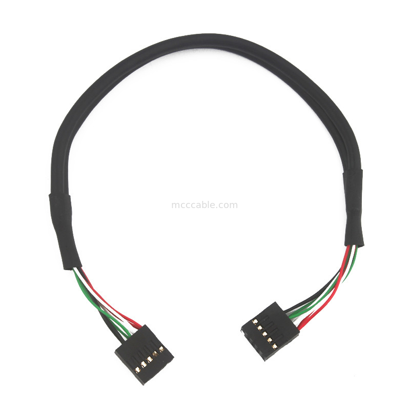2.54mm Dual Usb Wire Harness สาย Bb ถึง Sbc 10 POS MOLEX 22552101