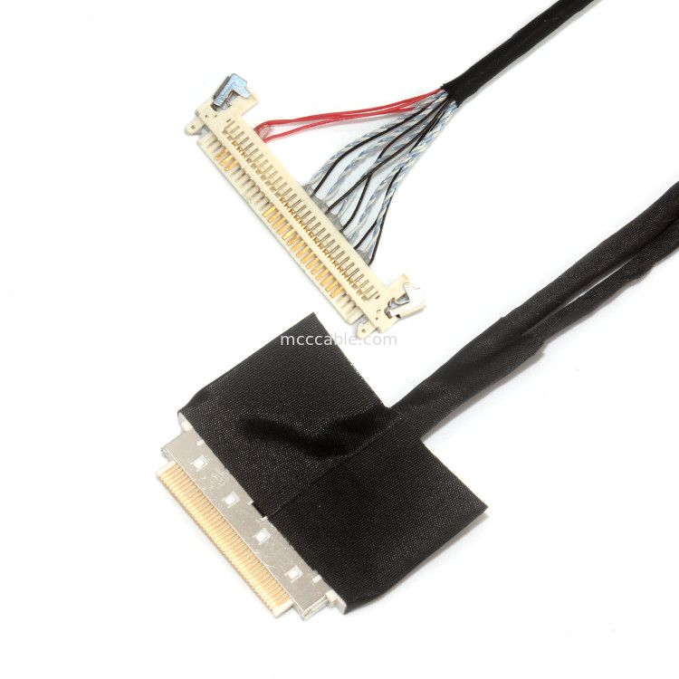 สายเชื่อมต่อจอแสดงผล 30 pos Jae Fi X30hl ถึง Aces 88441 ถึง 1.25 มม. MOLEX 51146-0500