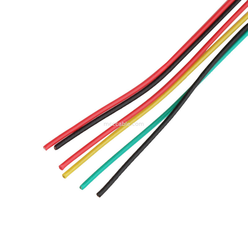 6DS 1.25 มม. Pitch  DF14 ชุดสายเคเบิล Lvds การจีบ 6 ขาเชื่อมต่อจอแสดงผล lvds