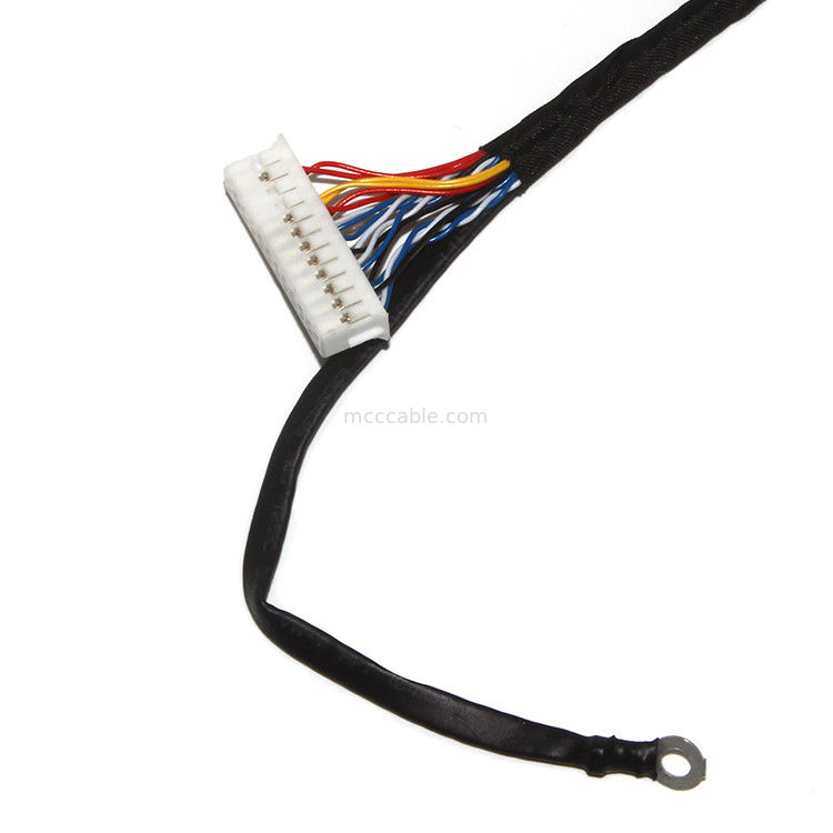 ปรับปรุงความยาว 2.0 มม Pitch Lvds Cable Assembly 30 Pin  DF11-24DS-2C ถึง FI-X3OHL OEM / ODM