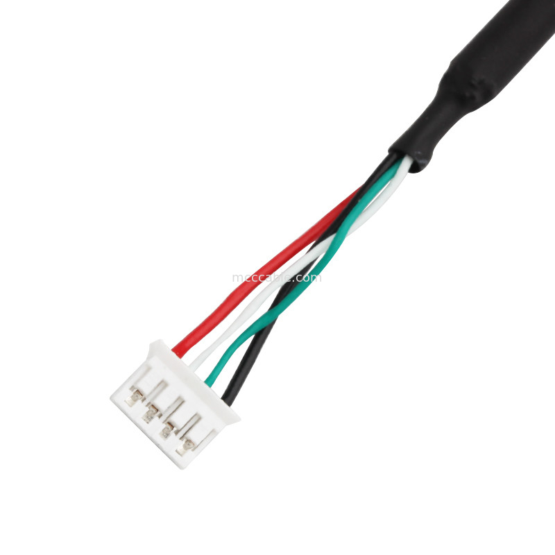 28AWG USB 2.0 ถึง JST SPH-4 ชุดสายไฟแบบกำหนดเอง 9 พินขั้วต่อจอแสดงผล lvds
