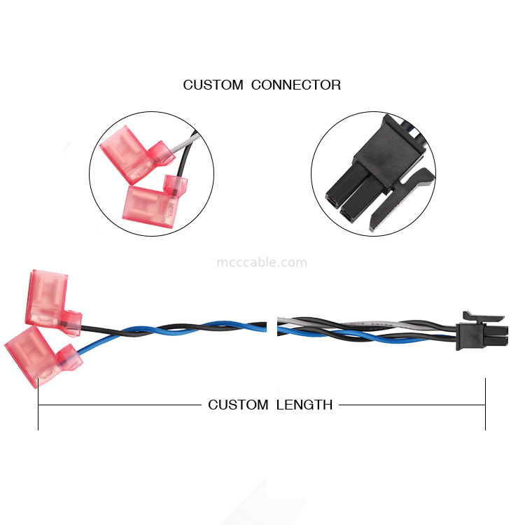 MOLEX 430250408 TO TE 2-520129-2 ชุดสายไฟ 3.0 4 ขา 100 มม. ความยาว