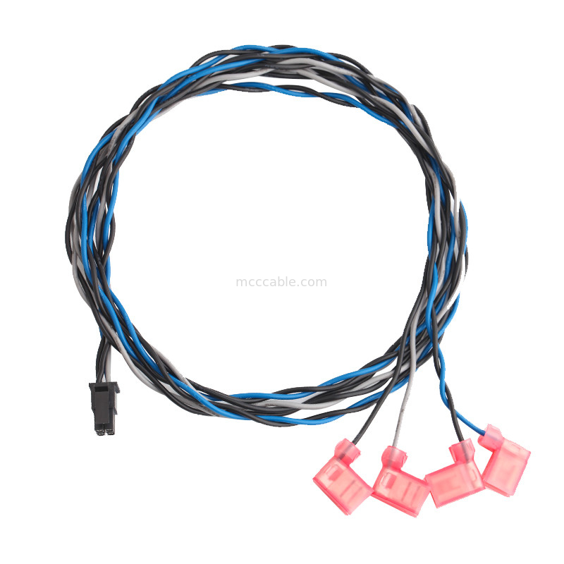 MOLEX 430250408 TO TE 2-520129-2 ชุดสายไฟ 3.0 4 ขา 100 มม. ความยาว