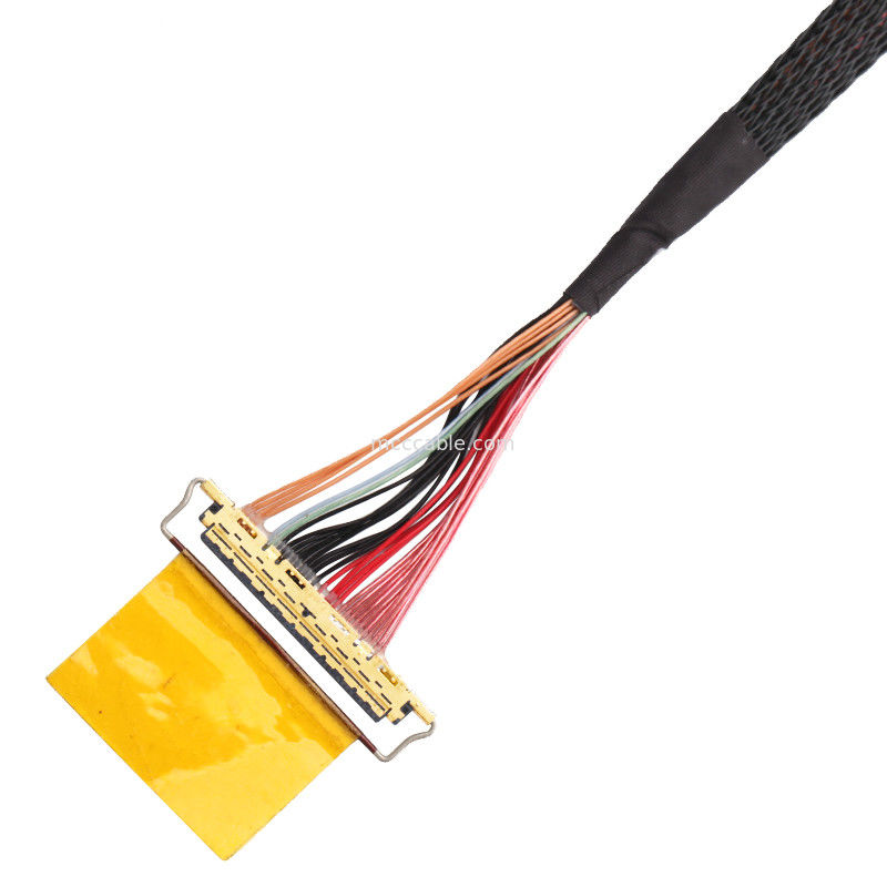 36AWG Lvds คาเบลประกอบ I  20453-240t-01 ถึง 20453-240t-01 40P 0.4 มม