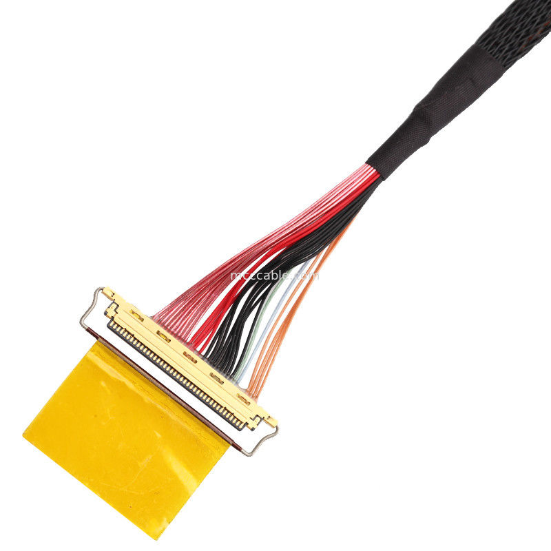 36AWG Lvds คาเบลประกอบ I  20453-240t-01 ถึง 20453-240t-01 40P 0.4 มม