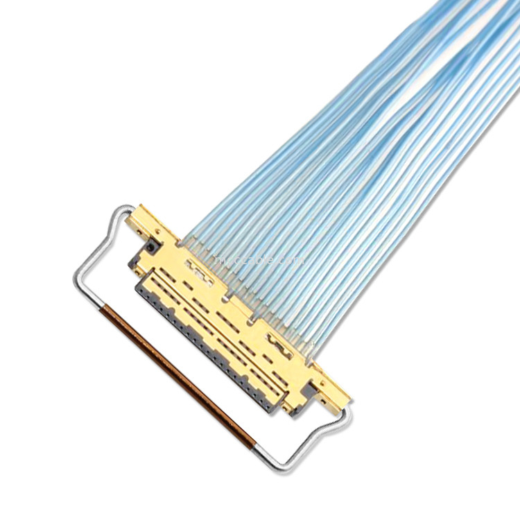 SGC Lvds Edp Coaxial Cable Assembly 20P 20633-220T-01S ถึง 20633-220T-01S