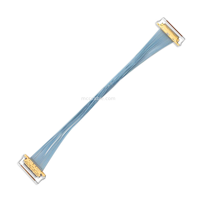 SGC Lvds Edp Coaxial Cable Assembly 20P 20633-220T-01S ถึง 20633-220T-01S