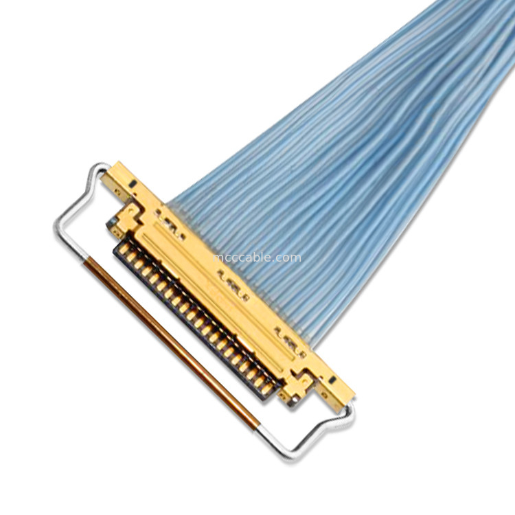 SGC Lvds Edp Coaxial Cable Assembly 20P 20633-220T-01S ถึง 20633-220T-01S