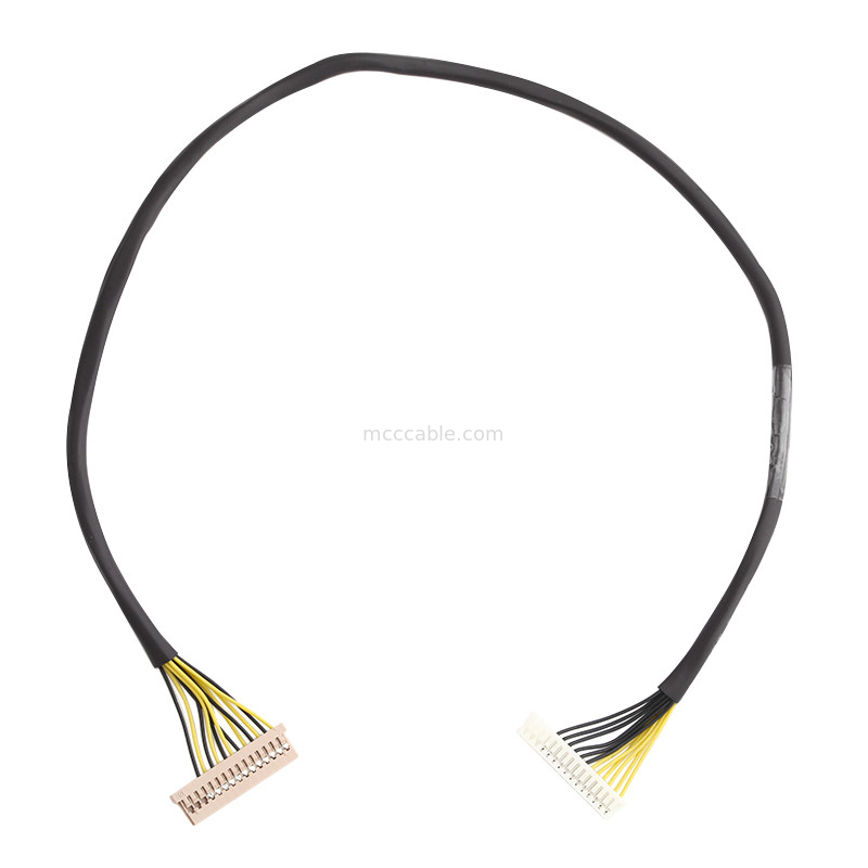 ความยาว 100 มม. สายรัดสายไฟ Wl 1025h-15p ถึง Wl 1253h-15p Lvds Cable Assembly