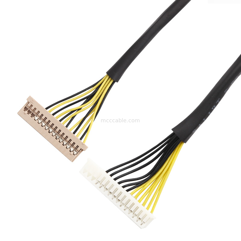 JST ประกอบสายเคเบิล 3.5 มม. ชายและหญิงเข้าด้วยกัน SM02B-BHSS-1-TB BHSR-02VS-1