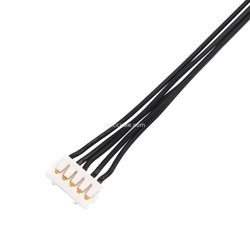 การประกอบเคเบิล UAV Lvds Edp การประกอบเคเบิล 0.25 มิลลิเมตร Pitch 20531-034T-02 To Jst Auhr-05v-H 34 Pin Micro coaxial cable