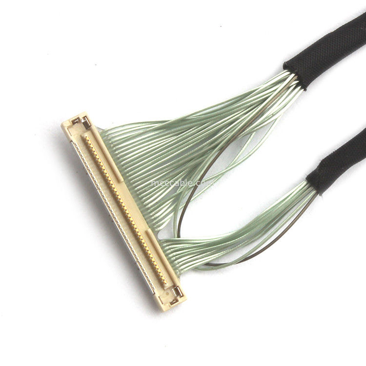 0.4 มม. พิทช์  DF36-40P-0.4SD สายไมโครโคแอกเซียล lvds สายเชื่อมต่อ
