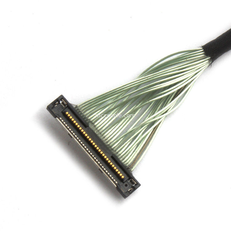 0.4 มม. พิทช์  DF36-40P-0.4SD สายไมโครโคแอกเซียล lvds สายเชื่อมต่อ