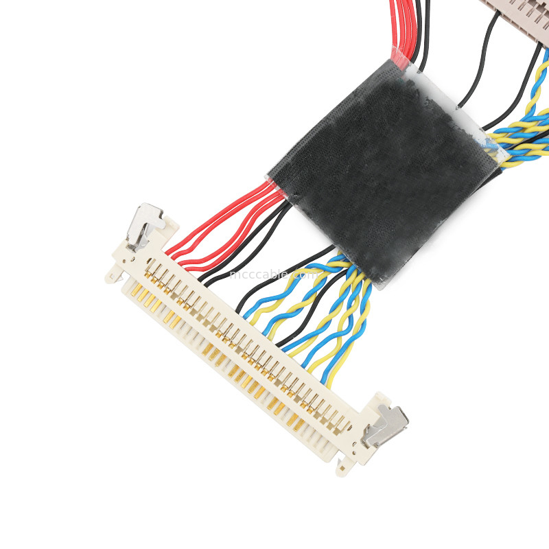 ชั่วโมง Df14-30s-1.25c 30pin ถึง Jae Fi-X30 30pin Lvds Edp Cable Assembly